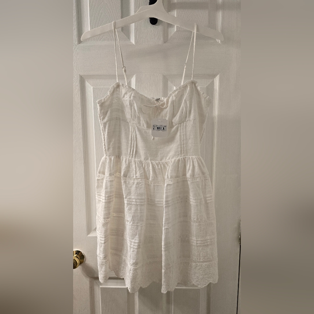 Altar'd State White Sleeveless Dress MEDIUM
